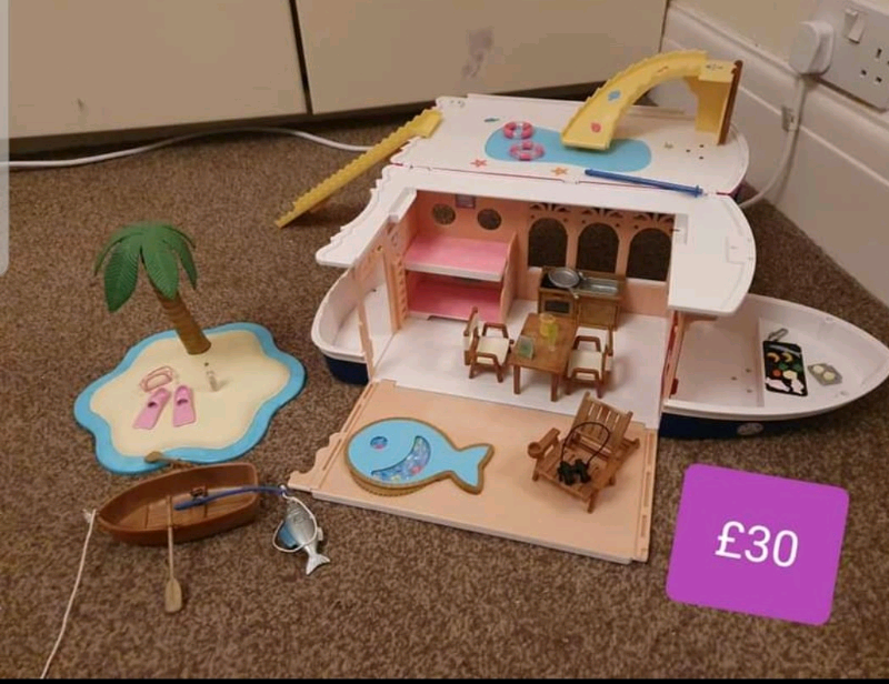 sylvanian families cruise ship